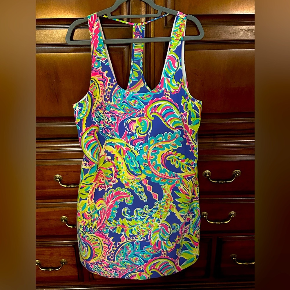 Lilly Pulitzer All SILK Dress EUC XL